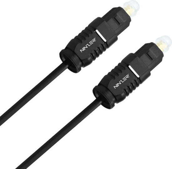 Ninzer Digitale Optische kabel - Toslink SPDIF Audio kabel - Male - Male -  1.5 meter | bol.com