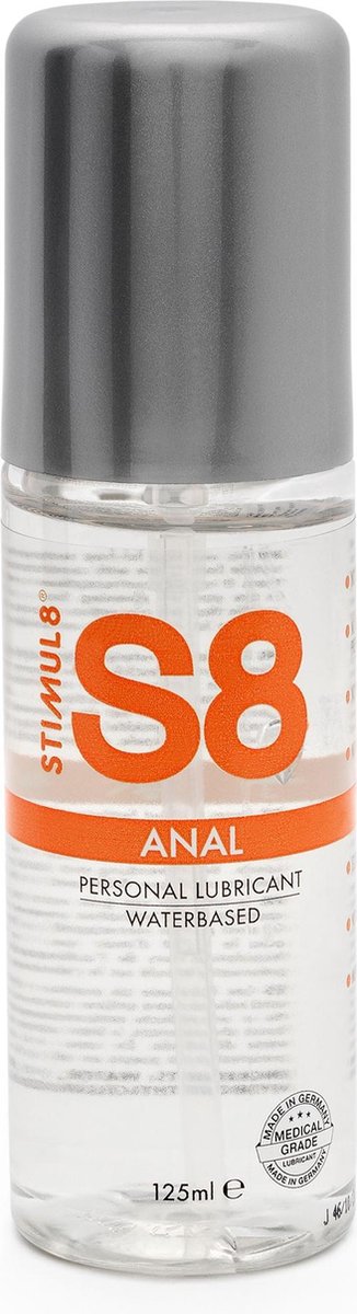 STIMUL8 - S8 WATER-BASED ANAL LUBRICANT 125 ML