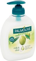 Palmolive Handzeep Hygiene-Plus Melk en olijf 3 x 300ml -  Antibacterieel Met pompje - Anti-bacterieel / Anti-bacteriële Zeep / Anti bacterieele handzeep