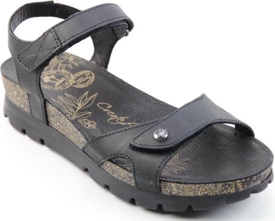 Panama Jack Sulia Basics dames sandaal - Zwart - Maat 41 | bol.com
