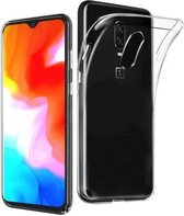OnePlus 6T Hoesje Transparant - Siliconen Case