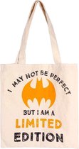 Batman - "I May Not Be Perfect" Katoenen draagtas