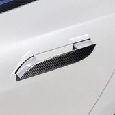 Tesla Model S Carbon Fiber Deurgreep Handvat Cover Set Auto Accessoires Styling Nederland en België