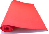 Yoga mat | Rood| 183 x 61 x 0,4 cm | Inclusief draagtas