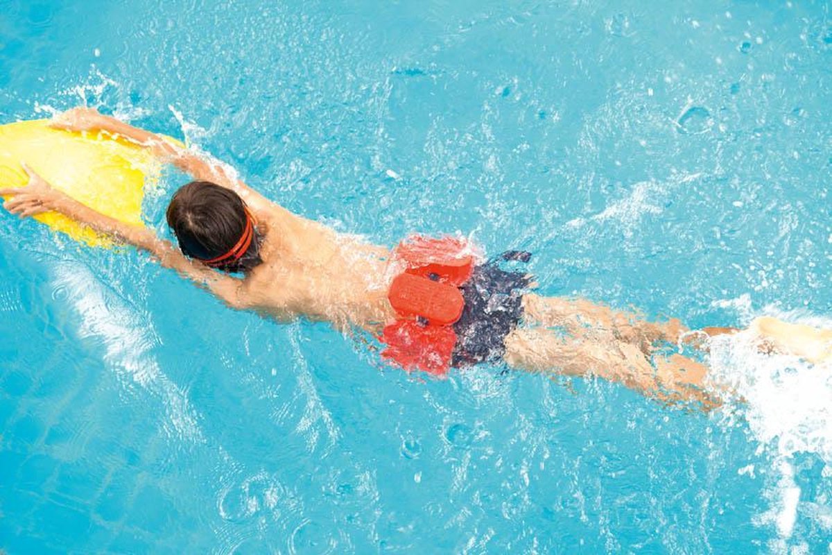BECO - Zwemgordel - met 6 drijvers - voor kinderen - 60 kg - 6 - 12 jaar — afbeelding 3