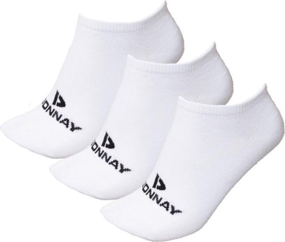 3-Pack Donnay - Sneakersokken - White (001) - maat 43-46