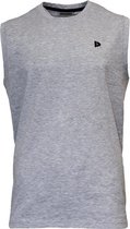 Donnay T-shirt zonder mouw - Sportshirt - Heren - Grey marl (1387) - maat S
