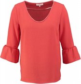 Signe nature structure tuniek blouse 3/4 mouw van stevig polyester stretch - Maat 36