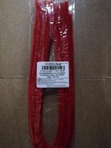 Chenilledraad ROOD 100 stuks van 50 cm