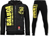 Exclusieve Mannen Trainingspak  - Rocky Balboa Sport Pak - Zwart