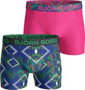 Bjorn Borg - Heren - 2-Pack Naito Boxershort - Multicolor - M