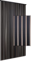 Vliegengordijn/deurgordijn Linten High Quality  - Zwart - 90x220 cm