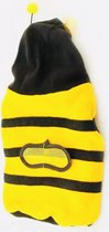 Bijen kostuum voor hondjes - Verkleed kleding voor dieren - Bijen pakje voor honden - Maat XS