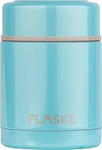 FLASKE Contenant alimentaire - 400 ml - Azure - Soupe Thermos - Boîte à lunch