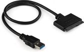 USB 3.0 naar 2,5 inch SATA III - Harde schijf adapterkabel - Met UASP SATA naar USB 3.0 converter voor SSD / HDD