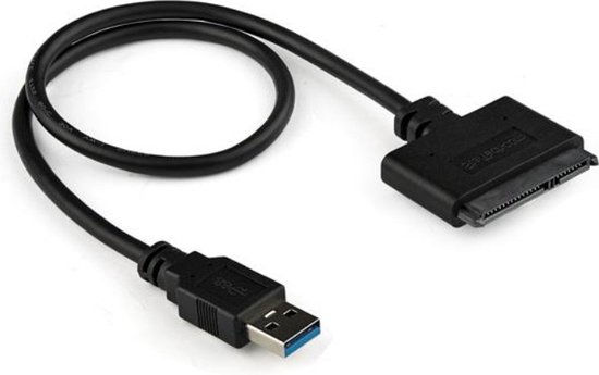 Koel Huiskamer Wapenstilstand USB 3.0 naar 2,5 inch SATA III - Harde schijf adapterkabel - Met UASP SATA  naar USB... | bol.com