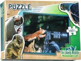 Puzzel Comedy Wildlife Eekhoorn maakt Foto 100 stukjes