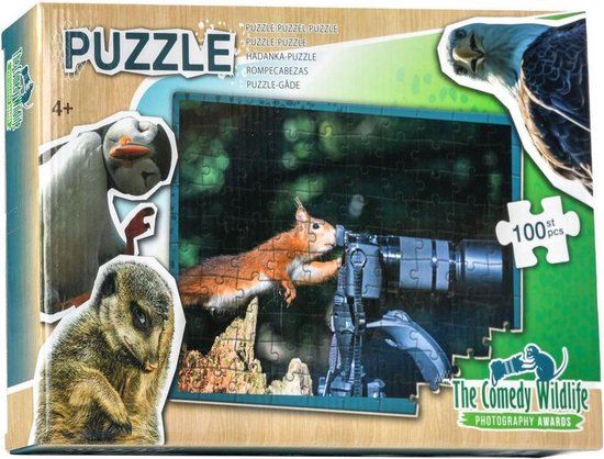 Comedy Wildlife Eekhoorn maakt Foto puzzel