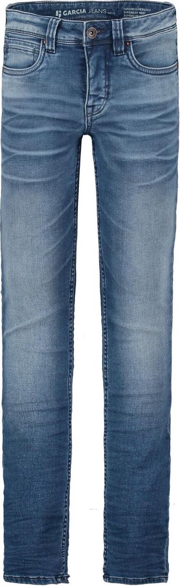 GARCIA Xandro Jongens Skinny Fit Jeans Blauw - Maat 164 | bol.com