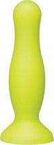 American Pop- Mode - Silicone Anal Plug - 4 Inch - Yellow