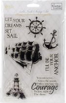 Couture Creations: Sea Breeze - On The Ocean Clear Stamp (CO724675)