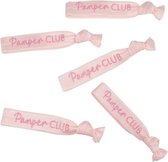 Babyshower armbandjes / haarbandjes  - Pamper Club - 5 stuks
