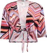 O'Neill Jurk Festi stripe wrap top - Multi Zwart Oranje Rood Blauw - Xs