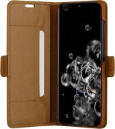 Samsung Galaxy S20 Ultra Bookcase hoesje - dbramante1928 - Effen Cognac - Leer