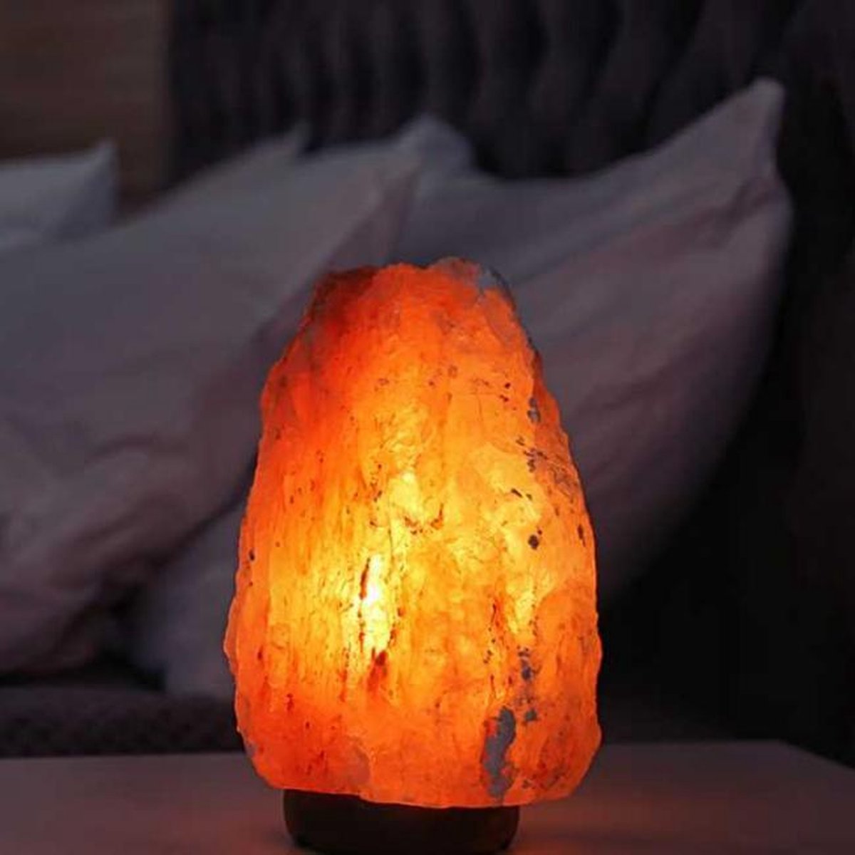 Orakl® - Lampe à sel de l'Himalaya Ember - 3-4 KG - Avec variateur - 100% sel de l'Himalaya