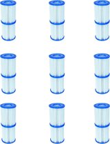 Bestway filters - Zwembadfilterset - Type 1 - voor pomp 1249 l/u - set van 9 x 2 filters (18)