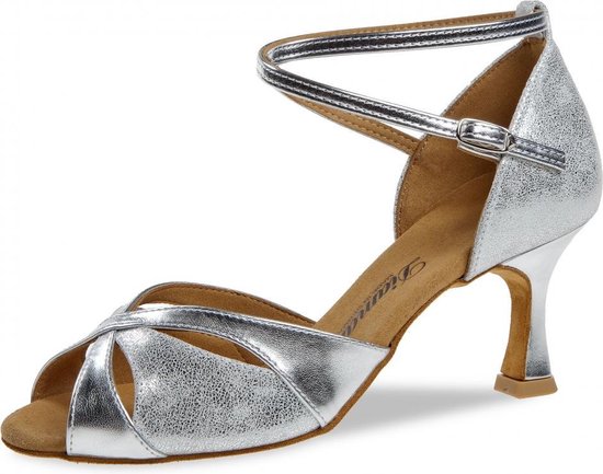 Salsa schoenen Dames Hoge Hak Diamant 141-087-463 – Zilver Antiek – 6,5 cm Hak – Maat 40,5
