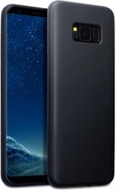 HB Hoesje Geschikt voor Samsung Galaxy S8 Plus - Siliconen Back Cover - Zwart