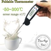 Kookthermometer -50º C / 300º C voor perfecte vleesgaring - Zwart - New Age Devi