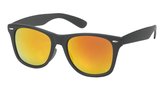 Kost Zonnebril Wayfarer Unisex Geel/zwart (20-187)