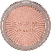 Makeup Revolution - Skin Kiss Highlighter - Rozjasňovač 14 g Peach Kiss -