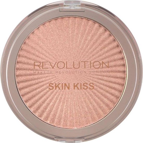Makeup Revolution - Skin Kiss Highlighter - Rozjasňovač 14 g Peach Kiss -