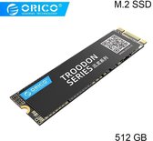 Orico M.2 interne SSD 2280 - 512GB - Troodon serie - 3D NAND flash - Zwart
