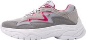 GALAXY Dames lage chunky sneakers neon - Grijs - maat 37