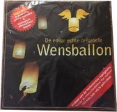 Witte wensballonnen 4 stuks - 50 x 100 cm - bestaan uit 1 geheel
