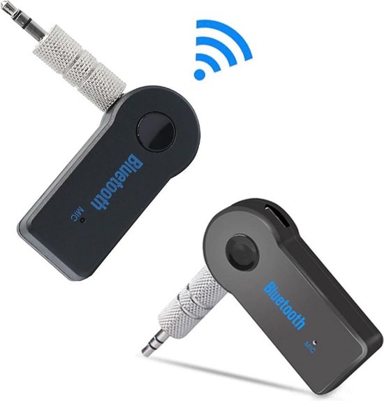 Bijna dood Destructief Origineel Bluetooth Receiver 3.5mm jack - MP3 afspelen op autoradio - Zwart | bol.com