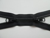 YKK DUBBELDEELBAAR BLOK NR.5 80 cm lang zwart