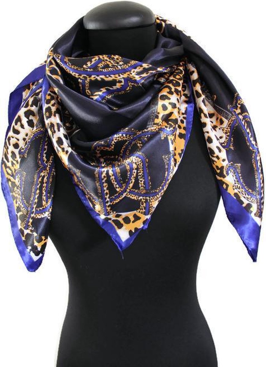 CREATCABIN 5 Foulard Carré En Satin Doux Et Soyeux 5 Couleurs