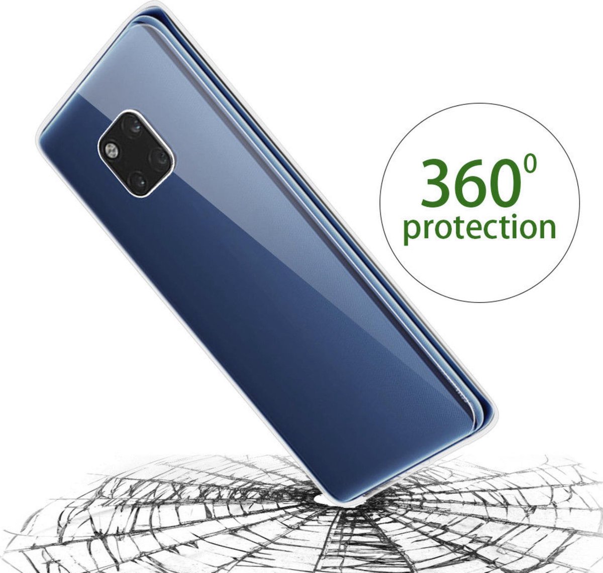 Coque 360° Protection Intégrale Anti-Choc Pour Huawei MATE 20 - Modèle M08E02C06R1