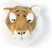 Wild&Soft- Wanddecoratie dierenkop pluche tijger Felix