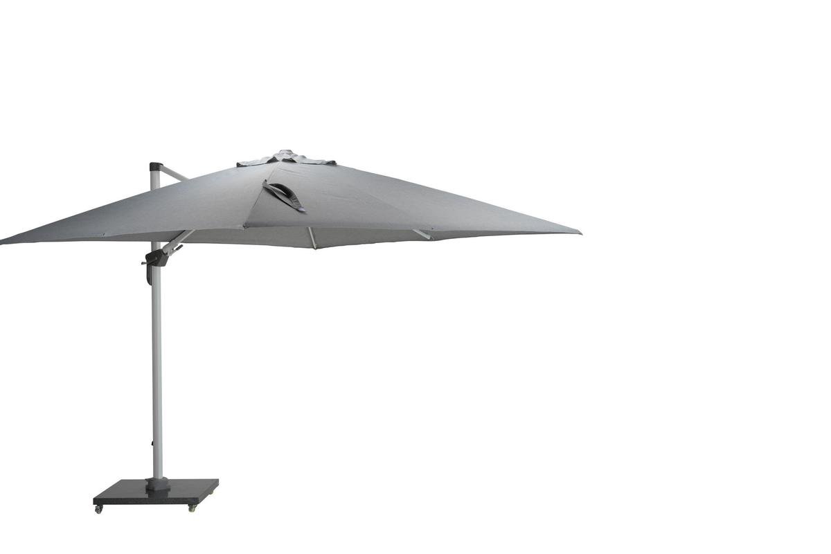 Garden Impressions Hawaii Deluxe zweefparasol - 300 x 300 - wit/ lichtgrijs – foto 7