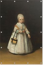 Helena van der Schalcke | Gerard ter Borch (II) | ca. 1648 | Tuindecoratie | Tuindoek | 80CM x 120CM | Schilderij | Tuinposter | Spandoek | Oude meesters