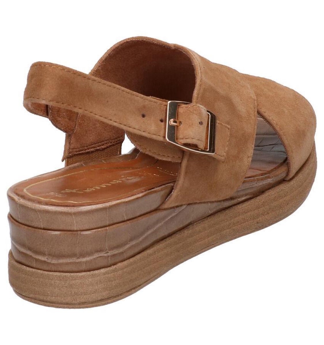 Tamaris TOUCH it Cognac Sandalen Dames 37 | bol.com