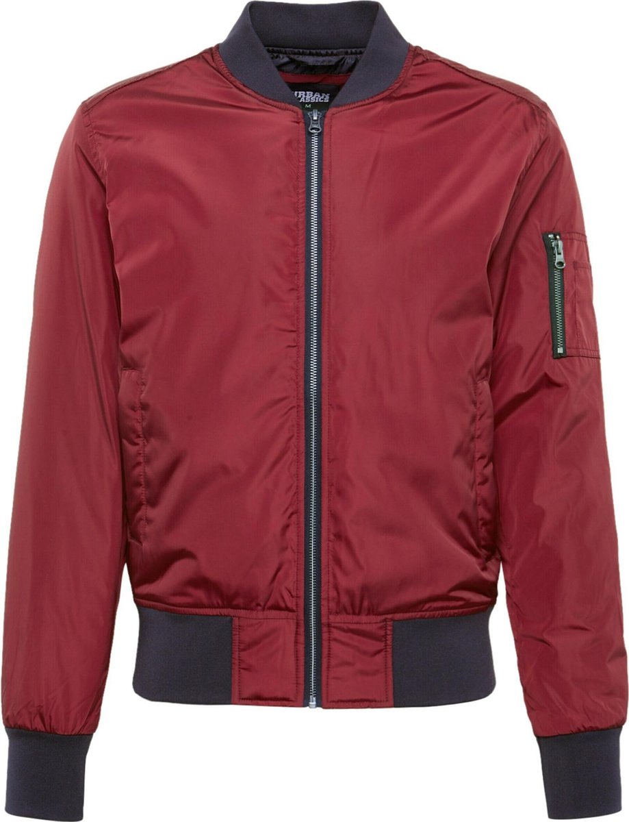 Urban Classics 2-Tone Bomber jacket M Rood