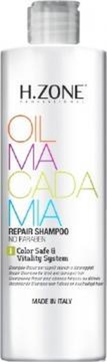 H.zone Hair Care Oil Macadamia Repair Shampoo Overbelast/beschadigd Haar 250ml