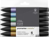 Winsor & Newton promarker™ metallic Metallic markers 6 set